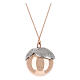 Collana Agios Chiama angeli argento 925 rosé s4