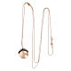 Collana Agios Chiama angeli argento 925 rosé s5