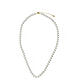 Amen pearl necklace, 925 silver and 6 mm pearls s1