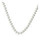 Amen pearl necklace, 925 silver and 6 mm pearls s2