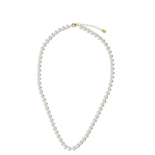 AMEN pearl necklace 925 silver 6 mm 1