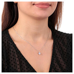 Amen necklace with point light, 925 silver