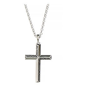 Amen unisex necklace with embroidered cross