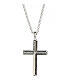 Amen unisex necklace with embroidered cross s1