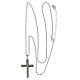 Collana argento unisex croce ricamo gioielli Amen s4