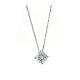 Amen necklace with 8 mm white zircon light point s1