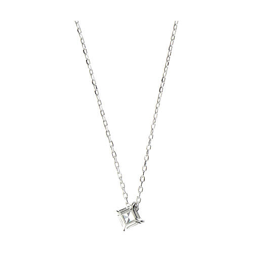 Amen necklace with 0.016x0.016 in white rhinestone 3