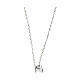 Amen necklace in 925 silver and 4x4 mm zircon s4
