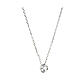 Girocollo Amen argento 925 con punto luce 4x4 mm s3