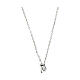 Girocollo Amen argento 925 con punto luce 4x4 mm s4