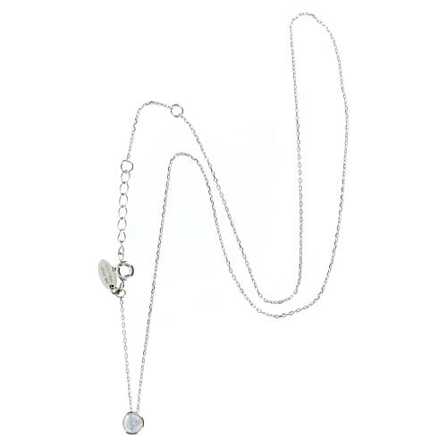 Collier Amen avec zircon blanc 5 mm 5