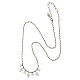 Collier Amen argent rhodié et coeurs zircons blancs s4