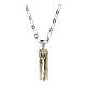 Agios necklace of 925 silver stylised crucifix pendant, 16.5 in s1