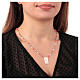 Collar plata 925 Benedictus piedras multicolores colgante Virgen Milagrosa s2