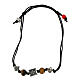 Agios sustainable fabric bracelet with yellow tiger's eye stones s3