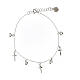 Bracciale Agios charms croci zirconi argento 925 s3