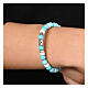 Armband Benedictus mit blauen und weißen Natursteinen aus 925er Silber s2