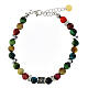 Bracelet pierres naturelles colorées Agios argent 925 s1