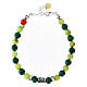 Bracelet Benedictus pierres naturelles vert clair et foncé argent 925 s3