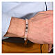 Bracciale Agios pietre naturali azzurro giallo rosa argento 925 s4