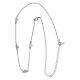 Collier argent 925 rhodié zircons blancs Amen s2