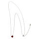 Collana argento 925 zircone rosa Amen s3
