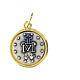 Madonna Miracolosa Medaille mit goldfarbenem Rand 1,6 cm s3