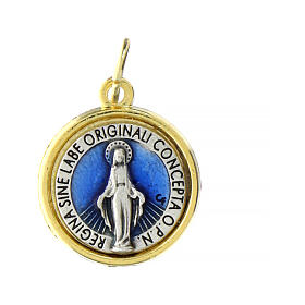 Medalla Virgen Milagrosa borde oro 1,6 cm
