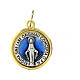 Medalik Cudowna Madonna, złoty brzeg, 1,6 cm s1