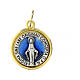 Medalha Milagrosa de Nossa Senhora com borda dourada 1,6 cm s1