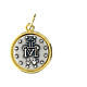 Miraculous Mary medal gold edge 1.6 cm s3