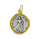 Medalla Virgen de Guadalupe borde oro 1,6 cm s3
