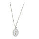925 silver Miraculous necklace enamel rhodium finish zircons Amen s1