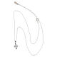 Collana argento 925 con croce zirconi bianchi Amen finitura rodio s3