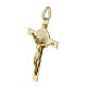 Pendentif croix St Benoît INRI or 14K s2