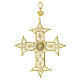 Pectoral cross of the 2025 Jubilee, gold plated silver filigree and enamels s4