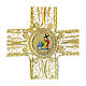 Jubilee 2025 pectoral cross with golden silver filigree enamel s2