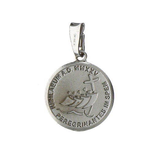 Jubilee 2025 silver medal with neutral logo 16 mm 1