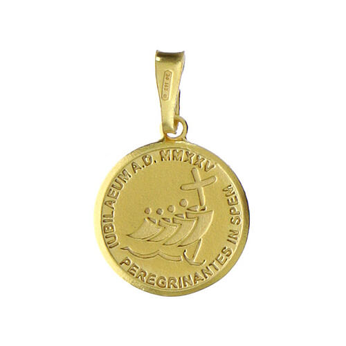 Jubilee medal with 2025 official logo, gold plated 925 silver, 0.6 in 1