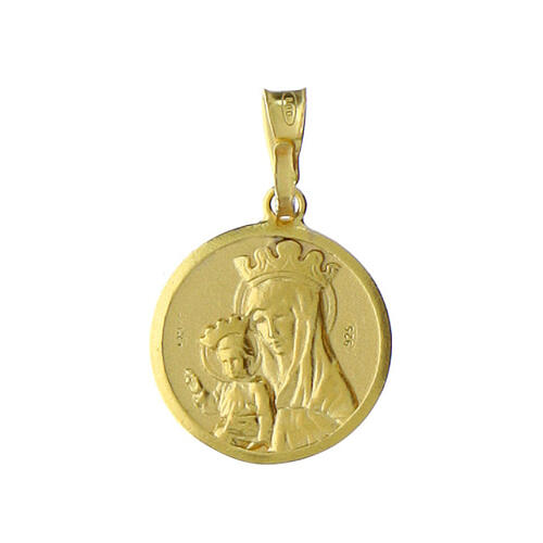 Medalik Jubileusz 2025, srebro 925 pozłacane, 16 mm 2