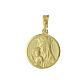 Medalha Jubileu 2025 esmaltada prata 925 dourada 16 mm s4