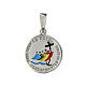 Medalla Jubileo 2025 logo esmaltado colores plata 925 16 mm s1