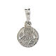 Médaille apparition Lourdes Bernadette argent 925 10 mm s2