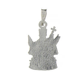 Pendentif Sainte Agathe de Catane argent 925 20x16 mm
