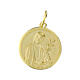 St Catherine of Siena medal 16 mm 925 gold-plated silver s1