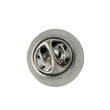 Broche Jubileo 2025 plata 925 rodiada esmaltes redonda 15 mm 3