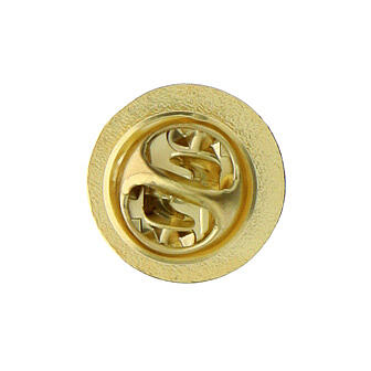 Spilla Giubileo 2025 colori argento 925 15 mm 3