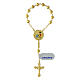 Decade rosary Jubilee 2025 Mater Ecclesiae in gilded 925 silver s1