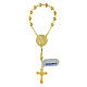 Decade rosary Jubilee 2025 Mater Ecclesiae in gilded 925 silver s4