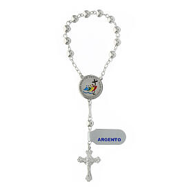 Single decade rosary of 2025 Jubilee, 925 silver
